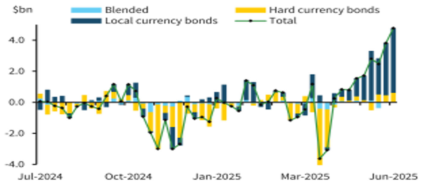 De-dollarisation drives flows into local currency EM bonds