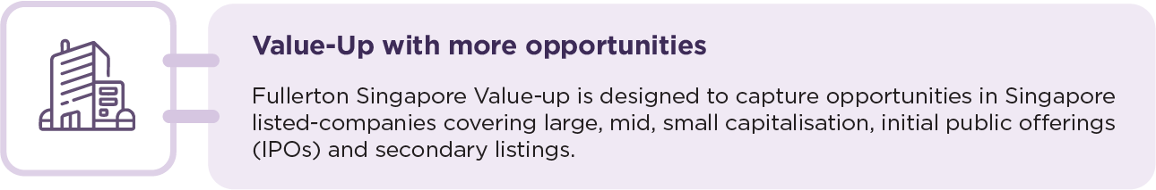 1. Value-Up with more opportunities