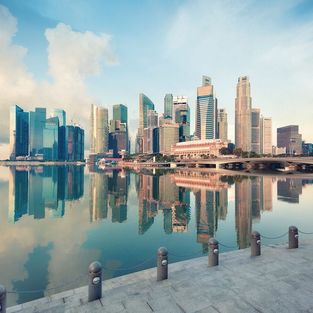 View of central Singapore View of central Singapore